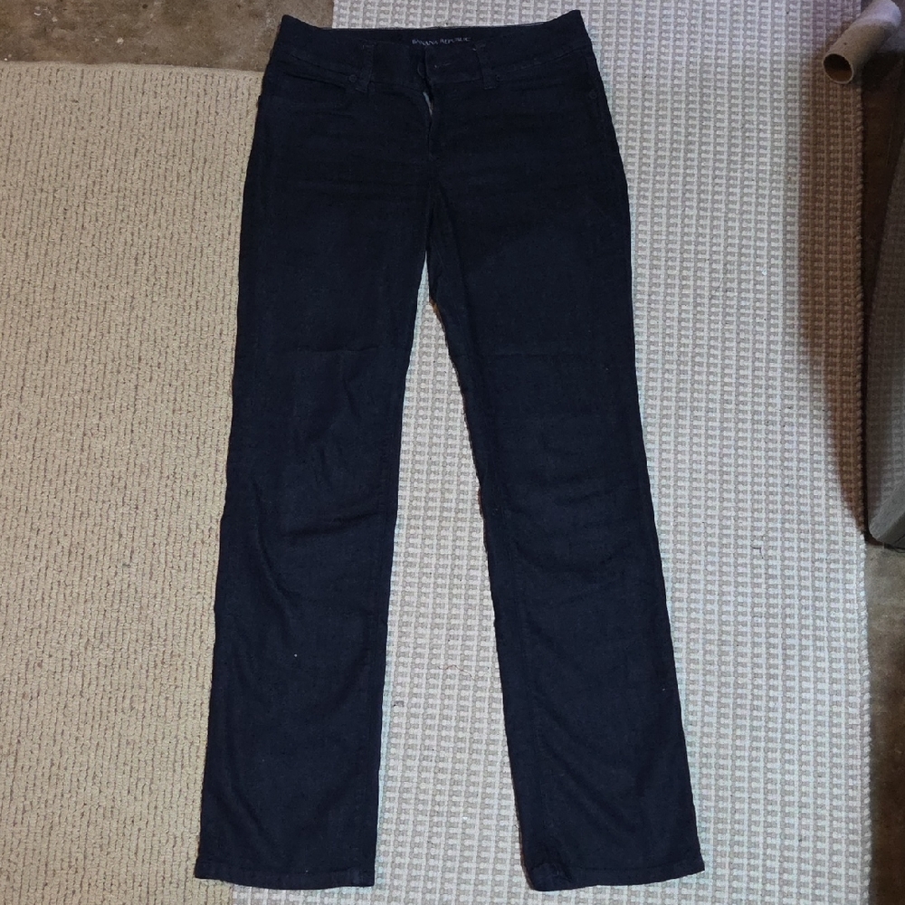 Banana Republic Women's Dark Blue Straight Leg Jeans